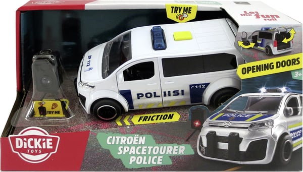 Dickie Toys Citroën Space Tourer polisbil och radar