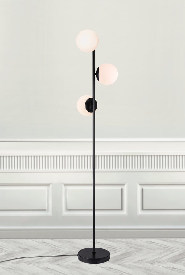 Nordlux Lilly golvlampa, svart