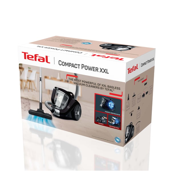 Tefal Compact Power XXL Cyclonic Animal Car dammsugare, påslös, svart