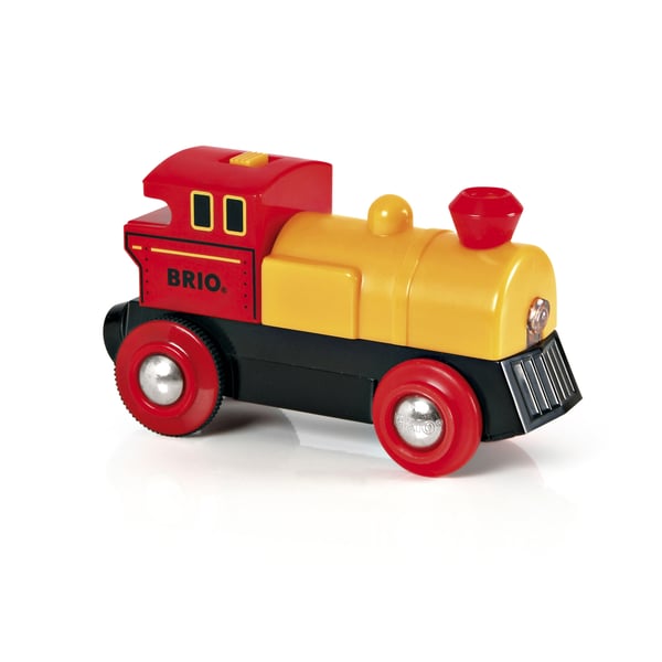 BRIO Järnväg 33594 - Röd-gul batteridriven tåglokomotiv