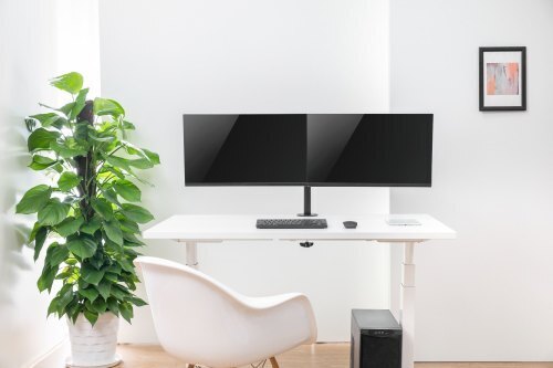 Mozi Dual Display Desk Stand för två skärmar