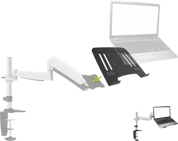 InLine Notebook Mount -tillbehör med Vesa 75-fäste