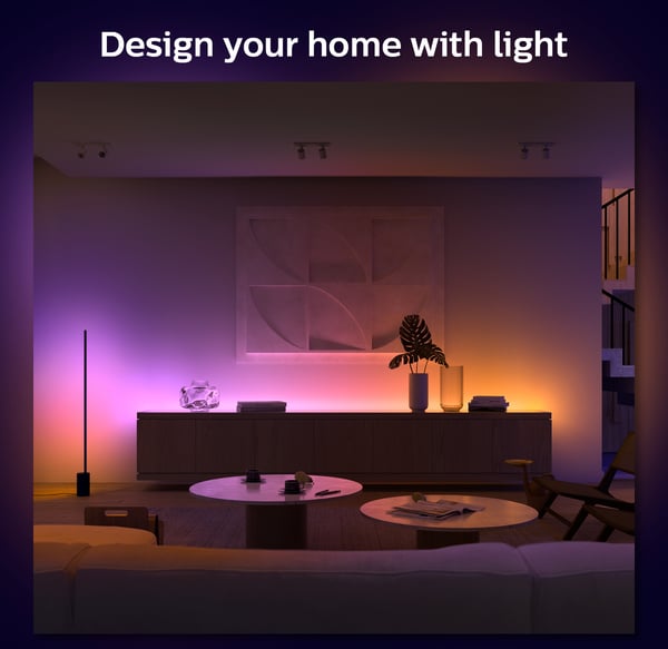 Philips Hue Gradient LightStrip Ext - forlængelsesstykke til lysslange, 1m