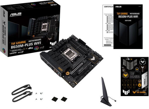 ASUS TUF GAMING B650M-PLUS WIFI mATX bundkort