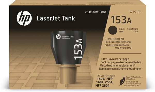 HP 153A -färgpatron påfyllningsförpackning, svart
