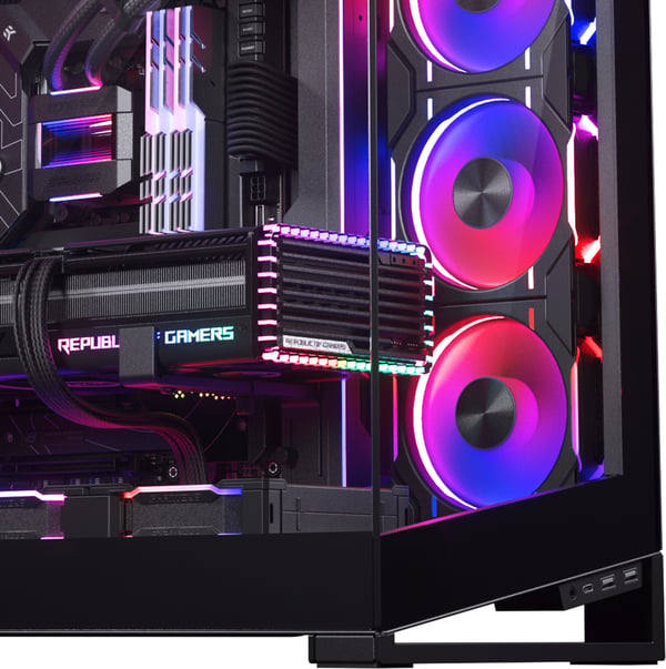 Phanteks NV7 Full Tower ATX-chassi med panoramafönster, svart