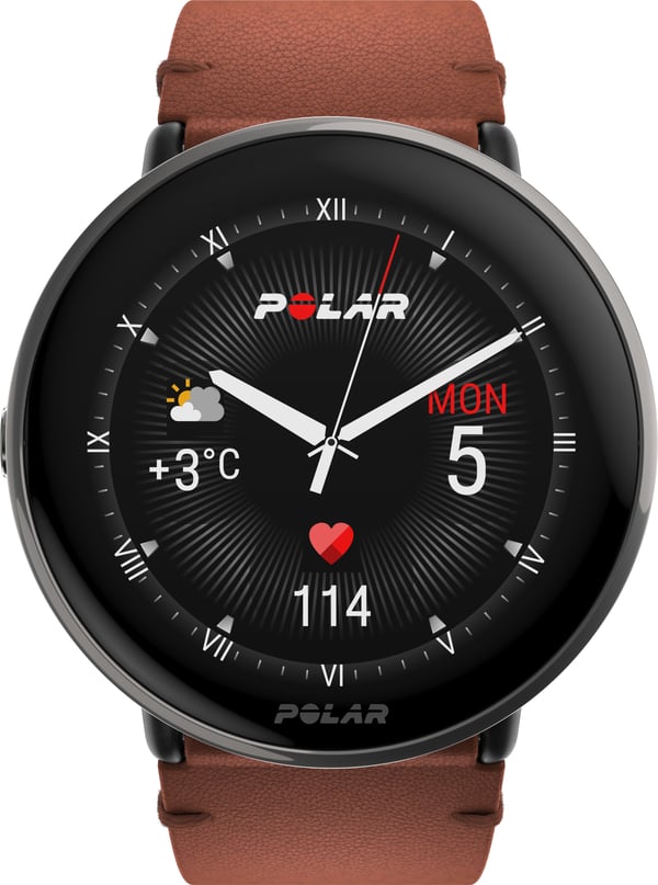 Polar Ignite 3 Titanium sportsur, brun