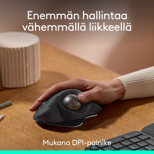 Logitech MX Ergo S trådløs trackballmus