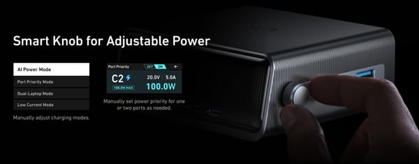 Anker Prime Charger 250W nätadapter