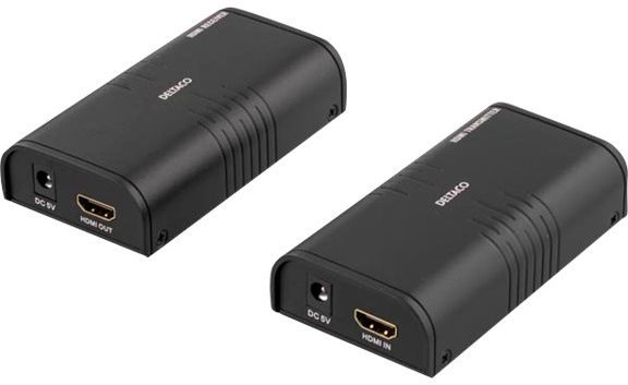 Deltaco HDMI-221 HDMI -förlängningskabel för Ethernet-kabel