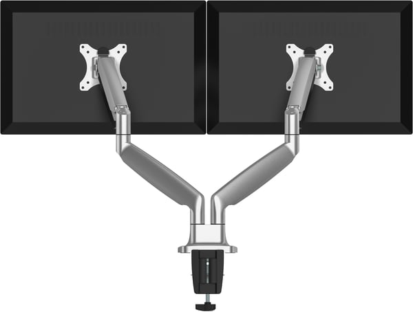 Mozi Dual Display Gas Spring Desk Stand - skrivbordstativ för två skärmar
