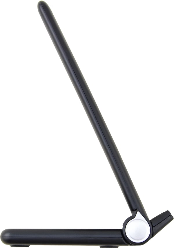 Wave Qibordholder med trådløs opladning på 15W, sort.