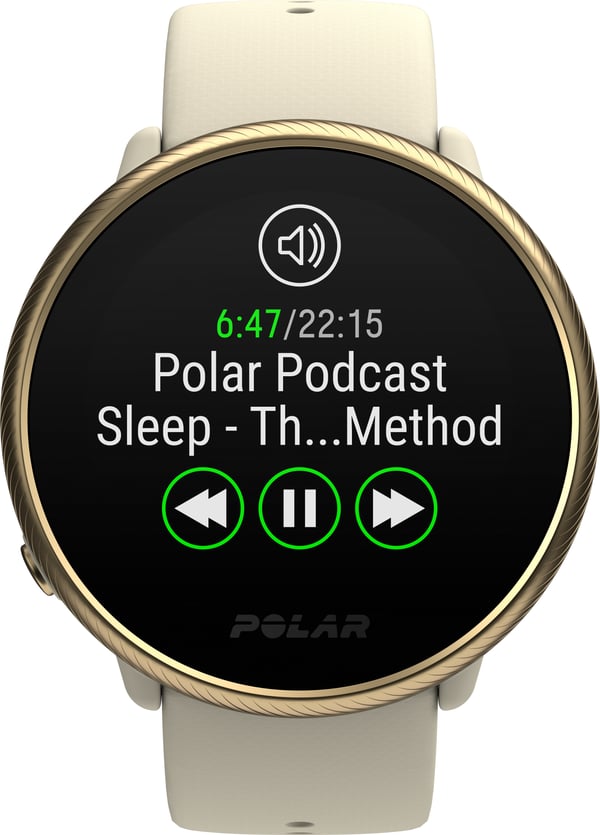 Polar Ignite 2 sports watch, guld / champagne