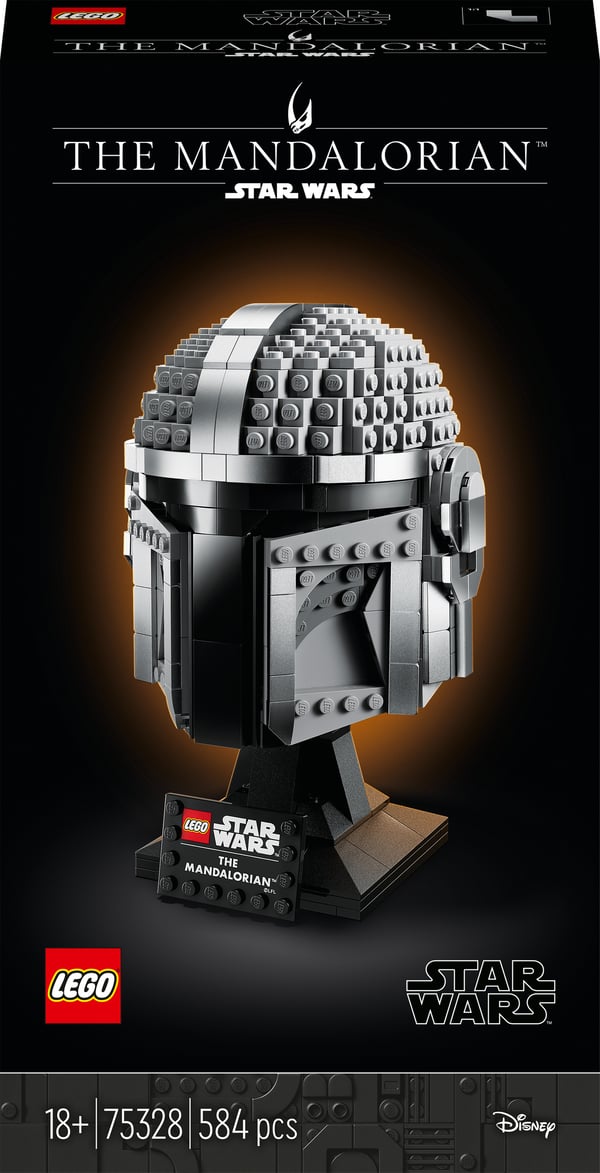 LEGO Star Wars™ The Mandalorian™ Helmet 75328 Byggset (584 delar)