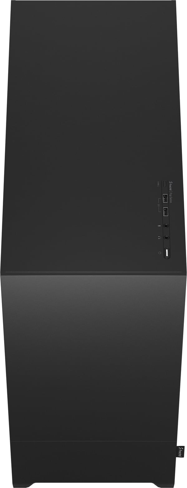 Fractal Design Pop Silent Svart TG Clear ATX-chassi med fönster, svart