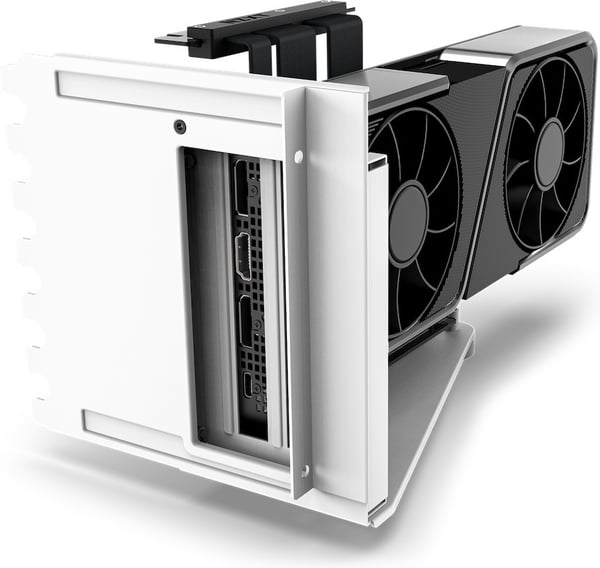 NZXT Vertikal GPU-monteringskit - monteringsram för grafikkort, vit