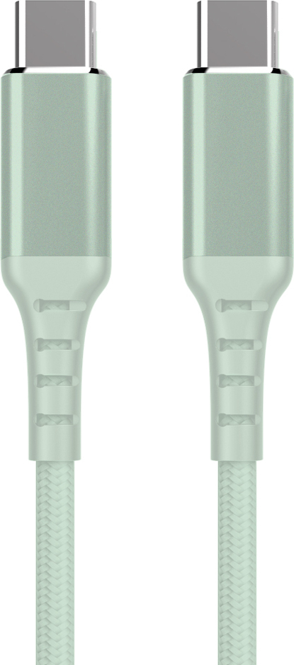 Fuj:tech USB-C - USB-C -kabel, 1m, grön