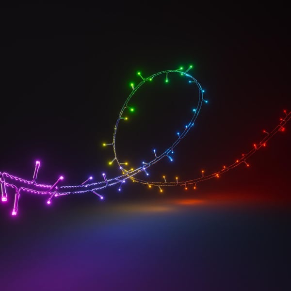 Nanoleaf Matter Holiday Ljusslinga, 250 LED, 20 m