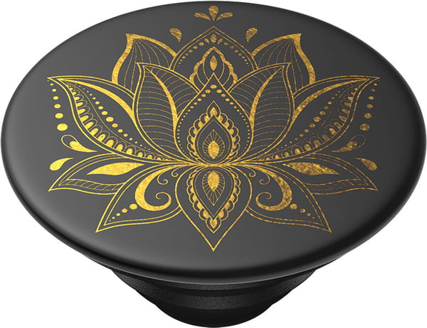 PopSockets PopGrip holder, Golden Prana Black