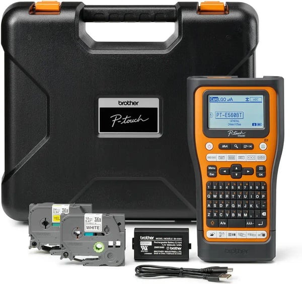 Brother PT-E560BTVP Pro-etikett skrivare set