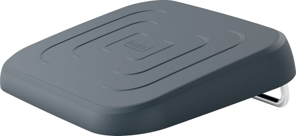 Leitz Ergo -justerbar fodstøtte, 80 % genbrugsplast, grå