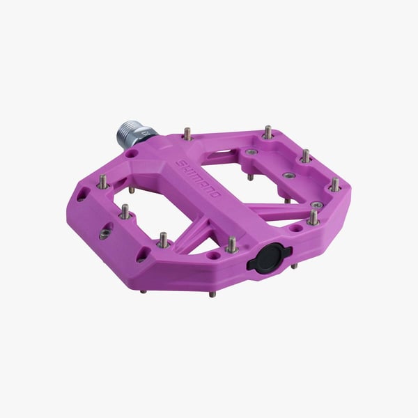 Shimano PD-GR400 Flat Pedal pedaler, lila