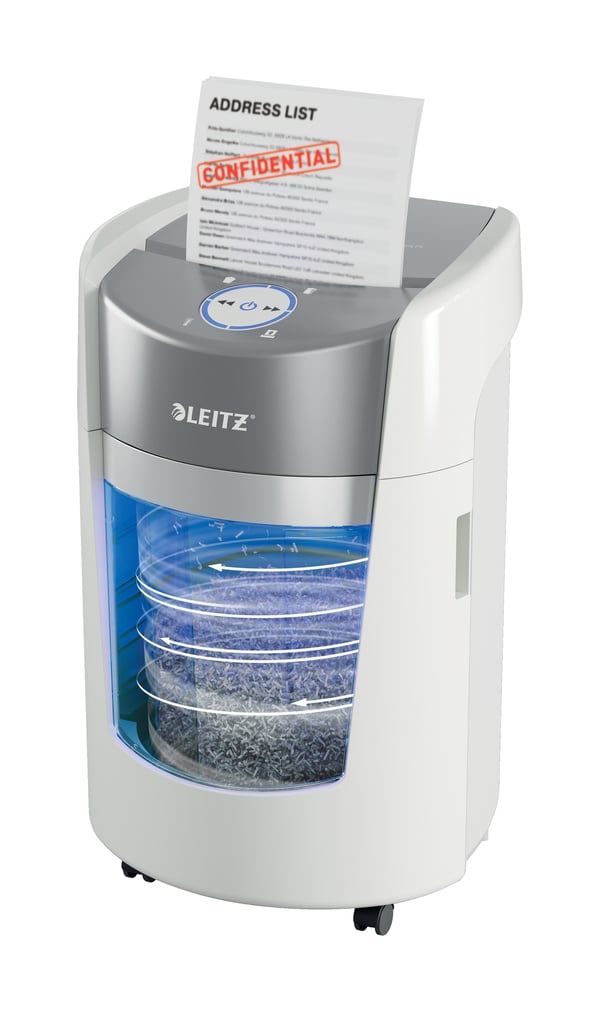 Leitz IQ OptiMax Small Office 350 pappersförstörare, P5