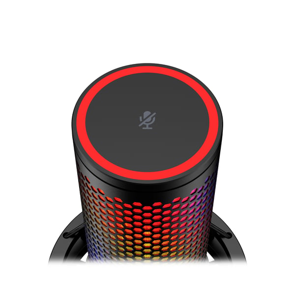 HyperX QuadCast 2 S USB-mikrofon, svart