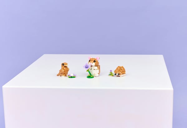 LEGO Creator 31376 Förtjusande hamster och blomma 3-i-1