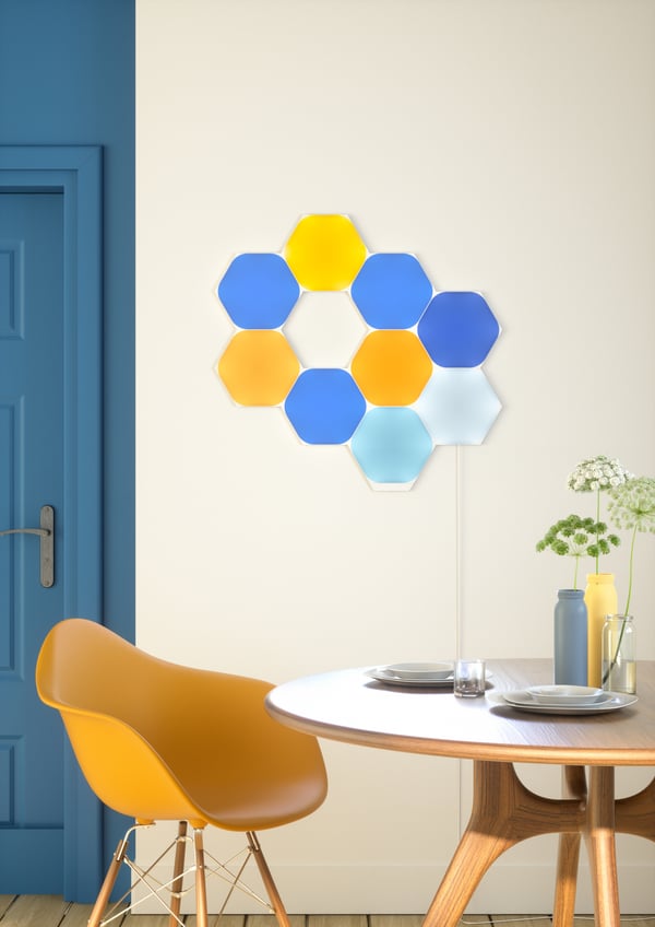 Nanoleaf Shapes Hexagon Starter Kit - startpaket, 9 paneler