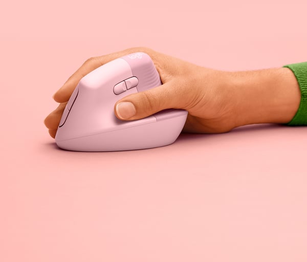 Logitech Lift -mus, rosa