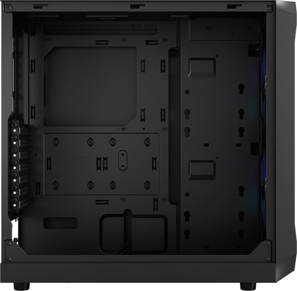 Fractal Design Focus 2 RGB Svart TG Klar Tint ATX-chassi med fönster, svart