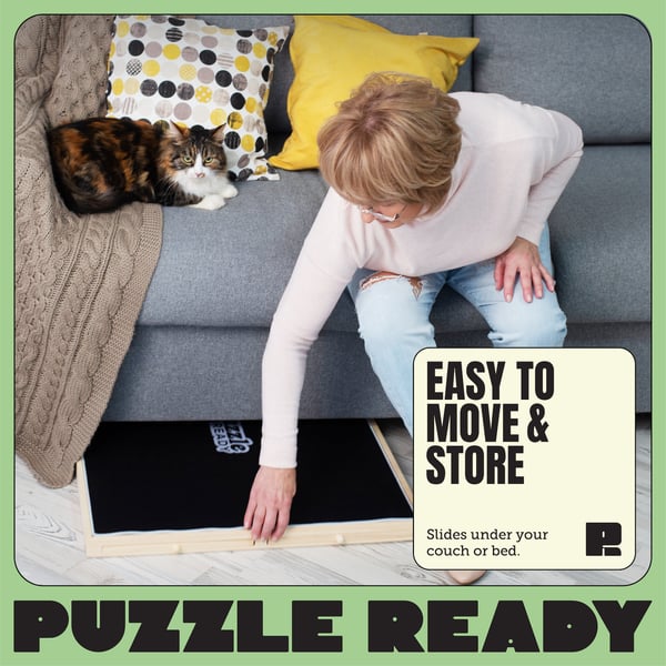 Puzzle Ready - Träpusselbräda, 1500 bitar