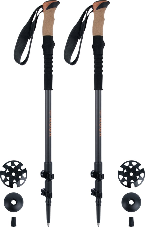 Noux Grus teleskopstavar, 63 - 135 cm