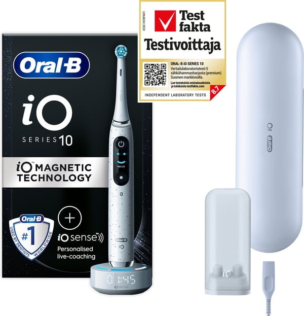 Oral-B iO Series 10 Stardust White eltandbørste