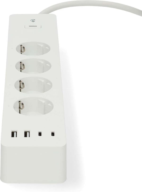 Nedis SmartLife WIFIP313FWT -smartförlängningssladd, 16 A, 3680 W