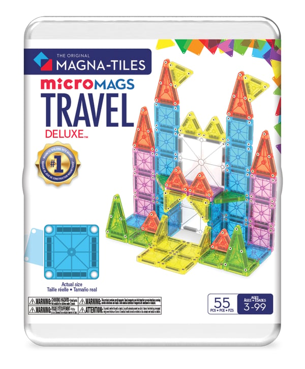 MAGNA-TILES® microMAGS Deluxe Reseset, 55 delar