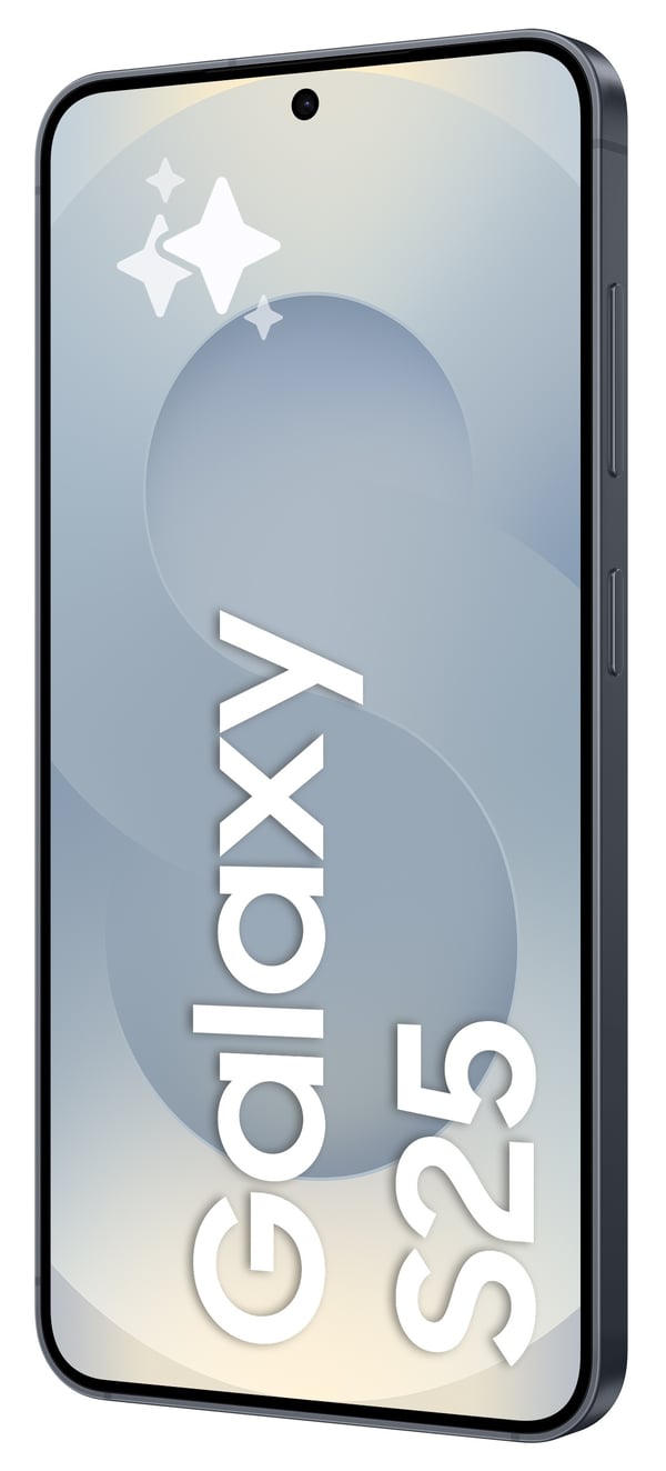Samsung Galaxy S25 5G-telefon, 256/12 GB, Blåsvart