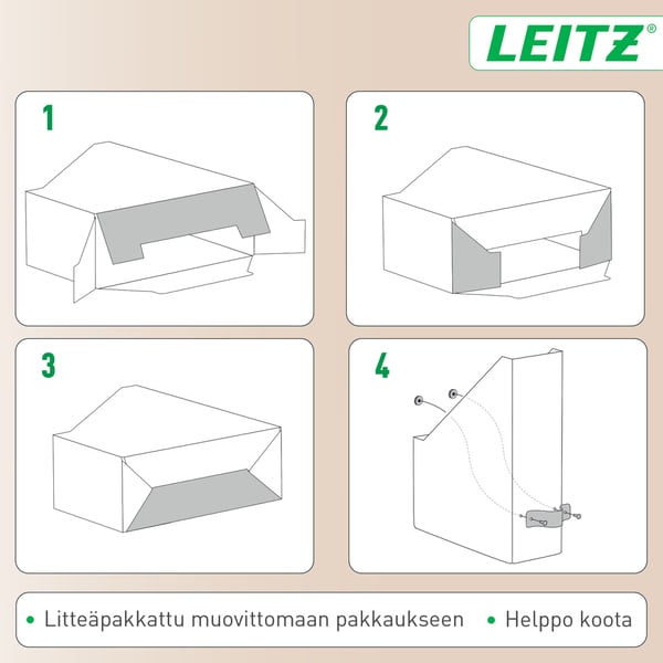 Leitz Puro tidskriftssamlare, 2 st, grön