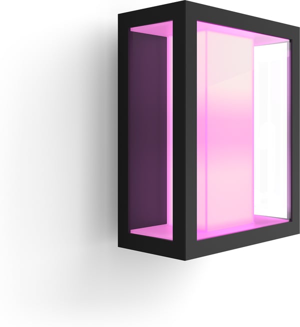 Philips Hue Impress Outdoor-smartväggfäste, stor 24 cm, antracit, 1200 lm