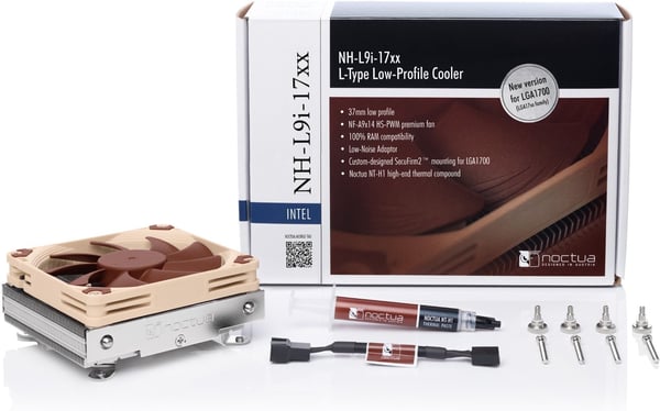 Noctua NH-L9i 17xx -lågprofilsprocessorfläkt