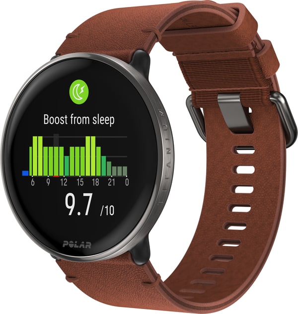 Polar Ignite 3 Titanium sportsur, brun