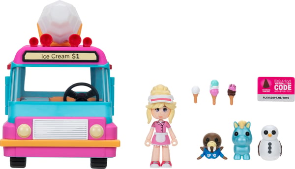 Adopt Me! Feature Vehicle Ice Cream Truck - Funky isvogn