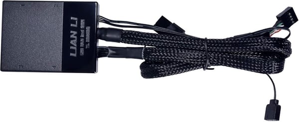 Lian Li UNI FAN TL 120 ARGB PWM-fläktpaket, 120 mm, vit, 3-pack