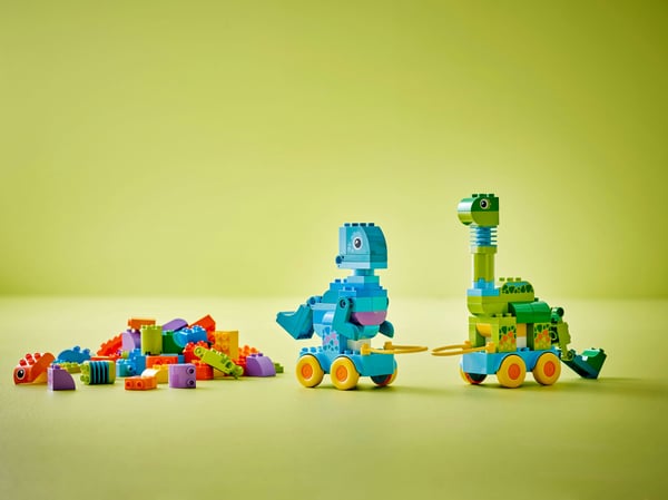 LEGO Duplo 10451 - Dinosaurier på hjul – 3-i-1-set
