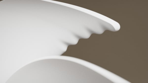 HAVN H12 kapslingsfläkt 120 x 30 mm, vit, 3 st