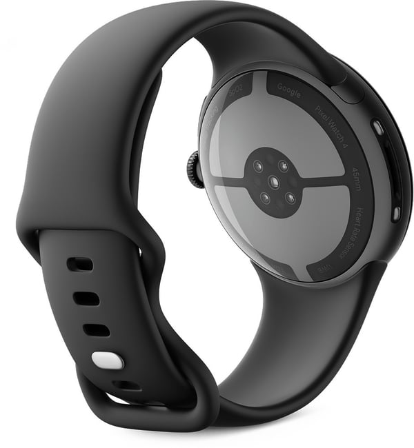 Google Pixel Watch 4 WiFi smartklocka, 45 mm, Obsidian
