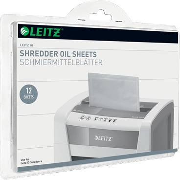 Leitz IQ-pappersstrimlarens smörjark, 12 stycken