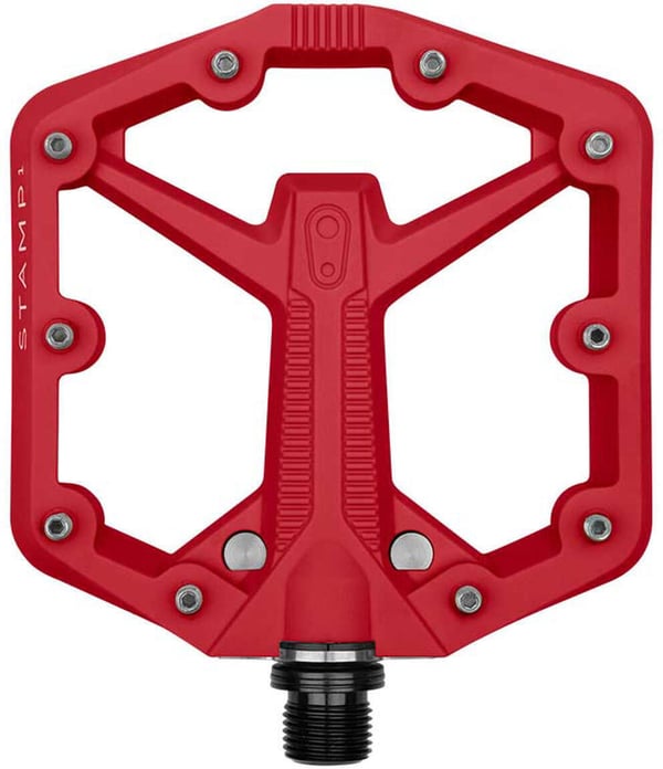 Crankbrothers Stamp 1 small pedaler, röd