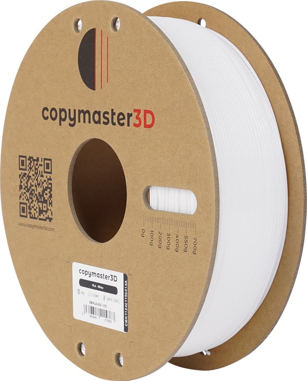 Copymaster3D PLA-filt til 3D-printere, 1,75 mm, hvid